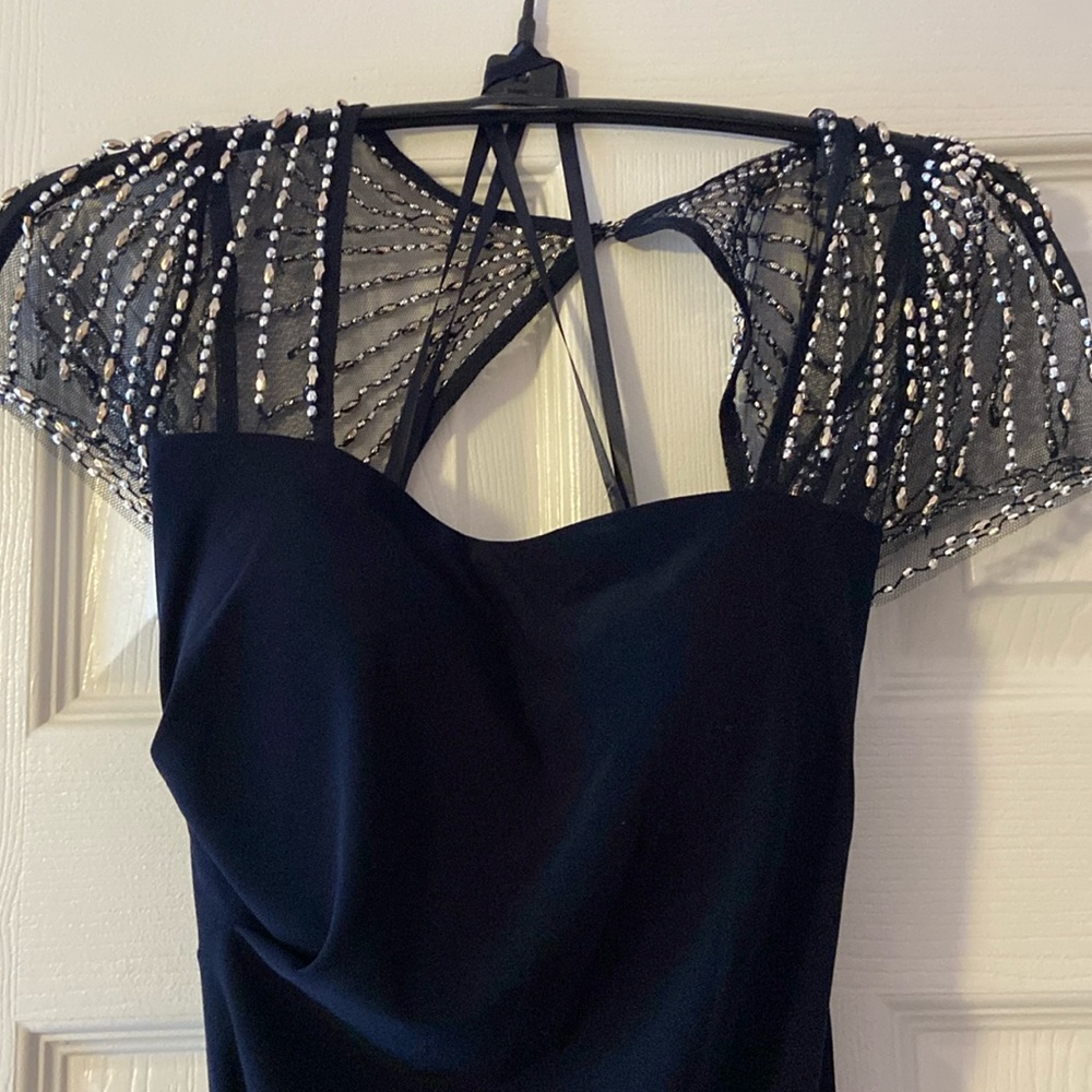 Long Navy Dress Betsy & Adam